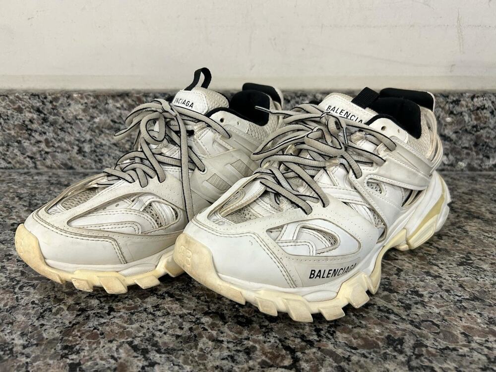 Balenciaga Track 38 White Sneakers Women's US 8 EUR 38 SPB-TS 338947
